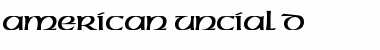 Download American Uncial D Regular Font Title Preview