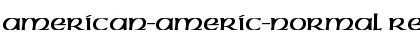 Download American-Americ-Normal Regular Font Title Preview