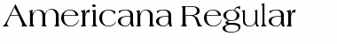 Download Americana Regular Font Title Preview