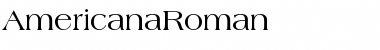 Download AmericanaRoman Roman Font Title Preview