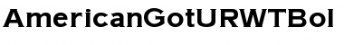Download AmericanGotURWTBol Regular Font Title Preview
