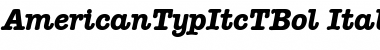 Download AmericanTypItcTBol Italic Font Title Preview