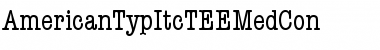 Download AmericanTypItcTEEMedCon Regular Font Title Preview