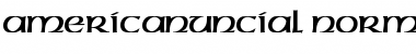 Download AmericanUncial-Normal Regular Font Title Preview