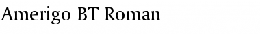 Download Amerigo BT Roman Font Title Preview