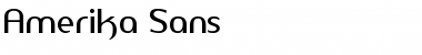 Download Amerika Sans Regular Font Title Preview