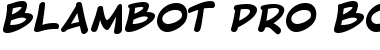 Download Blambot Pro Bold Font Title Preview