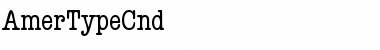 Download AmerTypeCnd Regular Font Title Preview