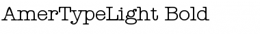 Download AmerTypeLight Bold Font Title Preview