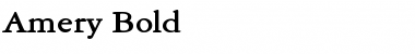 Download Amery Bold Font Title Preview