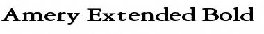 Download Amery Extended Bold Font Title Preview