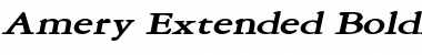Download Amery Extended BoldItalic Font Title Preview
