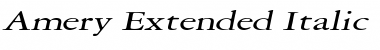 Download Amery Extended Italic Font Title Preview