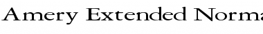 Download Amery Extended Normal Font Title Preview