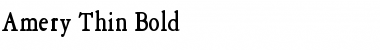 Download Amery Thin Bold Font Title Preview