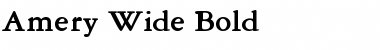 Download Amery Wide Bold Font Title Preview
