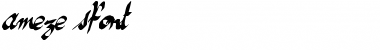 Download ameze'sfont Regular Font Title Preview