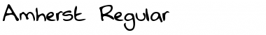 Download Amherst Regular Font Title Preview