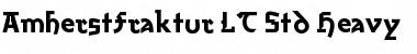 Download AmherstFraktur LT Std Heavy Regular Font Title Preview