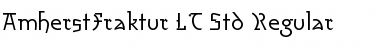 Download AmherstFraktur LT Std Regular Regular Font Title Preview