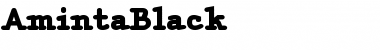 Download AmintaBlack Regular Font Title Preview