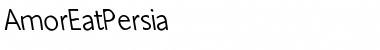 Download AmorEatPersia Regular Font Title Preview