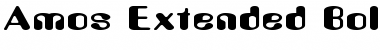 Download Amos Extended Bold Font Title Preview