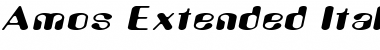 Download Amos Extended Italic Font Title Preview