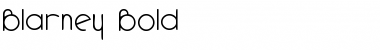 Download Blarney Bold Font Title Preview