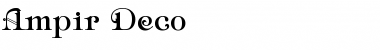 Download Ampir Deco Regular Font Title Preview