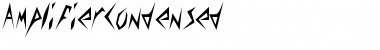 Download AmplifierCondensed Regular Font Title Preview