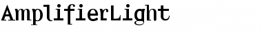 Download Amplifier Medium Font Title Preview