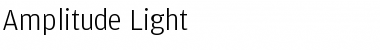 Download Amplitude-Light Regular Font Title Preview