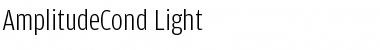 Download AmplitudeCond-Light Regular Font Title Preview