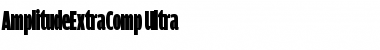 Download AmplitudeExtraComp-Ultra Regular Font Title Preview