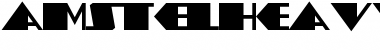 Download AmstelHeavyNF Regular Font Title Preview