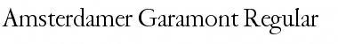 Download Amsterdamer-Garamont Regular Font Title Preview