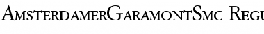 Download AmsterdamerGaramontSmc Regular Font Title Preview