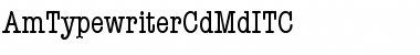 Download AmTypewriterCdMdITC Medium Font Title Preview