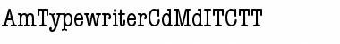 Download AmTypewriterCdMdITCTT Regular Font Title Preview