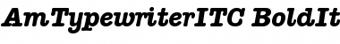 Download AmTypewriterITC Regular Font Title Preview
