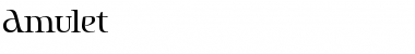 Download Amulet Regular Font Title Preview