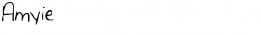 Download Amyie Hand Font Title Preview