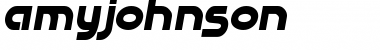 Download AmyJohnson Regular Font Title Preview