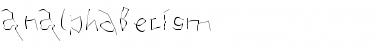 Download AnAlphaBetIsm Regular Font Title Preview