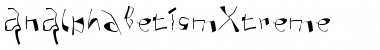 Download AnAlphaBetIsmXtreme Regular Font Title Preview