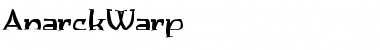 Download AnarckWarp Regular Font Title Preview