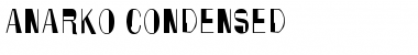 Download Anarko Condensed Font Title Preview