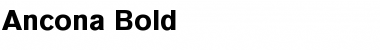 Download Ancona Bold Font Title Preview