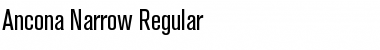 Download Ancona-Narrow Regular Font Title Preview